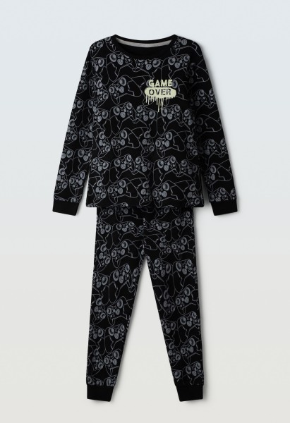 Σετ πιτζάμα - ΜΑΥΡΟ 10Y