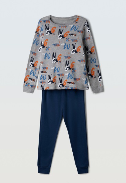 Σετ πιτζάμα - ΓΚΡΙ 8Y