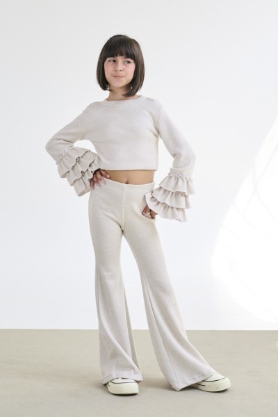 Σετ πλεκτό - ΕΚΡΟΥ 8Y