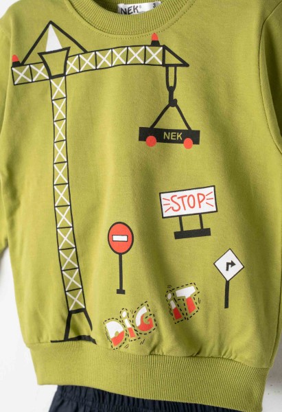 Σετ φόρμα αχνούδιαστη - ΠΡΑΣΙΝΟ 5Y