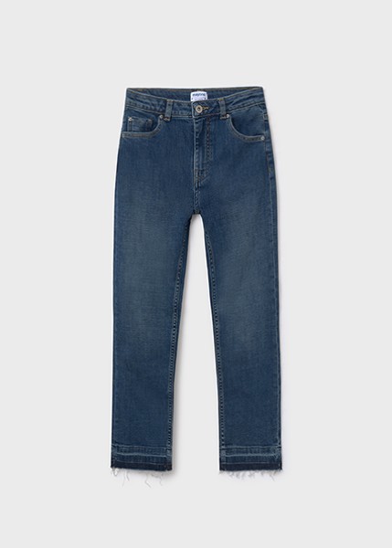 Παντελόνι μακρύ τζιν βασικό - ΤΖΙΝ ΣΚΟΥΡΟ 12Y