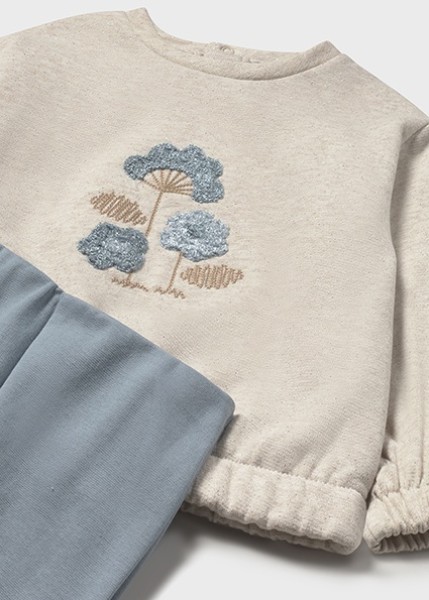 Σετ κολάν φούτερ - ΓΑΛΑΖΙΟ 12M