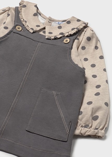 Σετ φούστα σαλοπέτα - ΓΚΡΙ 18M