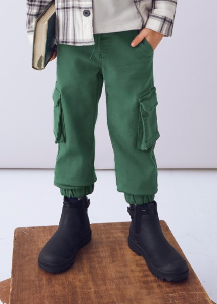 Παντελόνι cargo μαλακό - ΠΡΑΣΙΝΟ 5Y