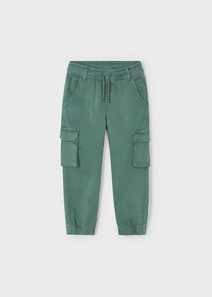 Παντελόνι cargo μαλακό - ΠΡΑΣΙΝΟ 5Y