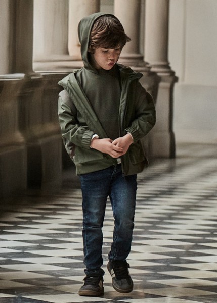 Παντελόνι soft denim 5τσεπο - ΜΑΥΡΟ ΜΠΛΕ 4Y