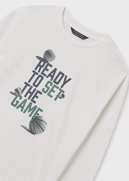 Σετ 2 μπλουζάκια μακρυμάνικα - ΚΡΕΜ 16Y