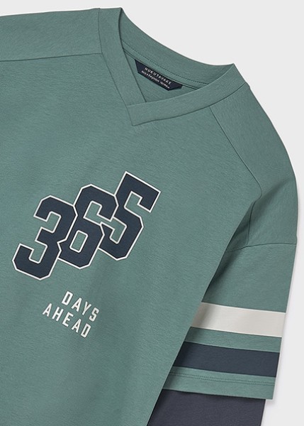 Μπλούζα διπλά μανίκια - ΠΡΑΣΙΝΟ 16Y