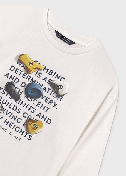 Μπλούζα μακρυμάνικη - ΚΡΕΜ 18Y