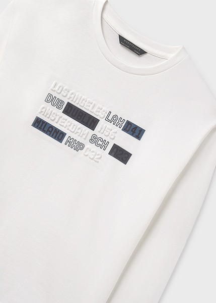 Μπλούζα μακρυμάνικη - ΚΡΕΜ 16Y