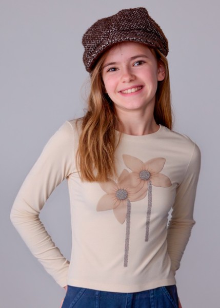 Μπλούζα μακρυμάνικη κεντήματα - ΜΑΚΙΑΤΟ 12Y