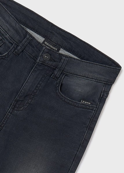 Παντελόνι soft denim - ΜΑΥΡΟ 12Y