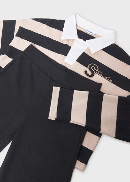 Σετ παντελόνι μακρύ πόλο - ΜΑΥΡΟ 10Y