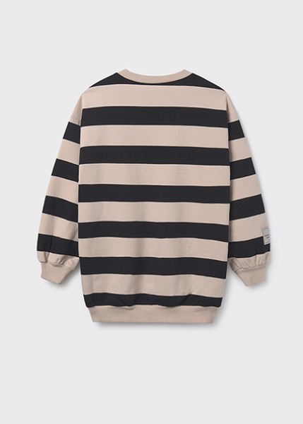 Φόρεμα ριγέ - ΜΑΥΡΟ 18Y