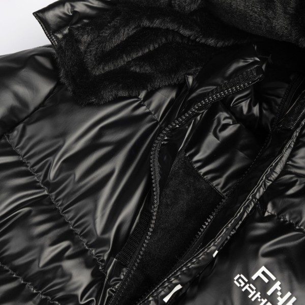 Τζάκετ με γούνα - ΜΑΥΡΟ 12Y