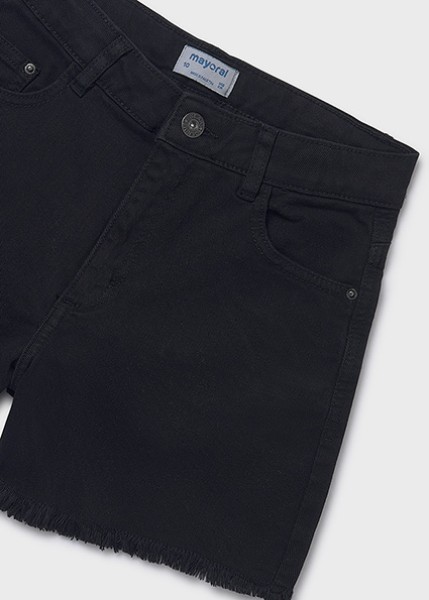 Σορτς καπαρτινέ βασικό - ΜΑΥΡΟ 10Y