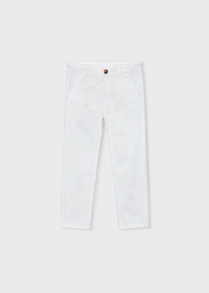 Παντελόνι chino καπαρτινέ βασικό - ΚΡΕΜ 4Y