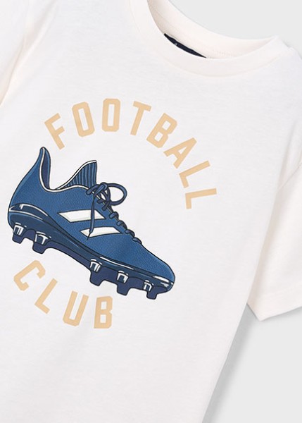 Μπλούζα κοντομάνικη football club - ΚΡΕΜ 4Y