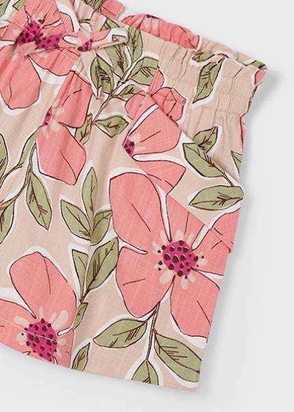 Παντελόνι κοντό σταμπωτό - ΜΑΝΤΑΡΙΝΙ 6Y