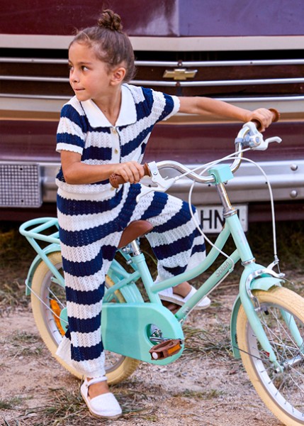 Σετ πσντελόνι μακρύ πλεκτό - ΜΠΛΕ 4Y