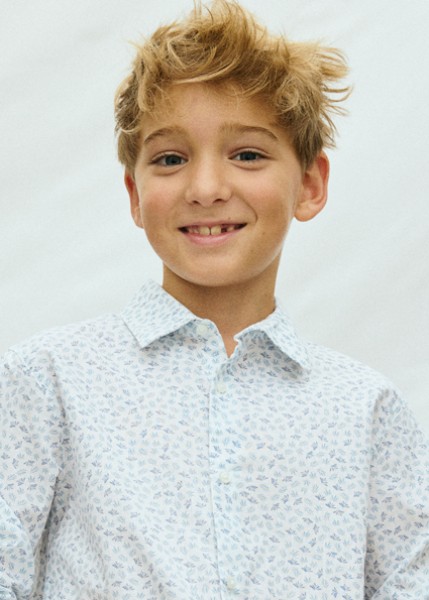 Πουκάμισο μακρυμάνικο γιακάς - ΣΙΕΛ 12Y