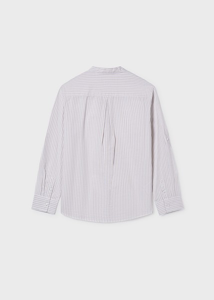 Πουκάμισο μακρυμάνικο γιακάς μαο - ΜΠΕΖ 12Y