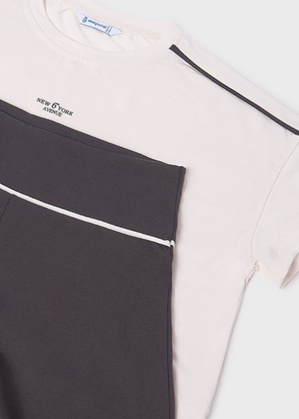 Σετ σορτς μακό βισκόζη - ΓΚΡΙ 12Y