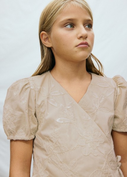 Σετ παντελόνι μακρύ κεντητό - ΜΠΕΖ 18Y