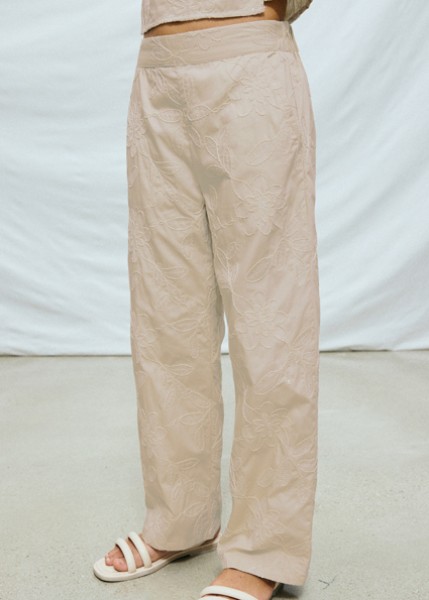 Σετ παντελόνι μακρύ κεντητό - ΜΠΕΖ 18Y