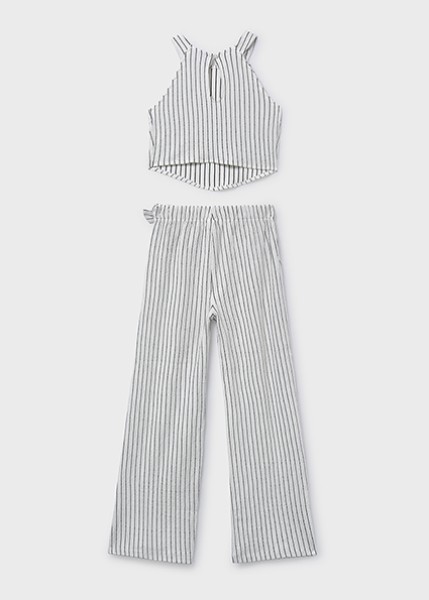 Σετ παντελόνι μακρύ ρίγες - ΜΑΥΡΟ 18Y