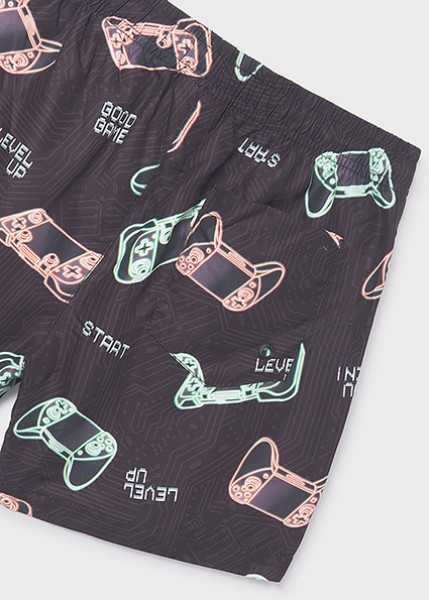 Μαγιό σταμπωτό - ΜΑΥΡΟ 12Y