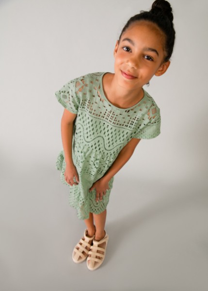 Φόρεμα δαντέλα - ΠΡΑΣΙΝΟ 16Y