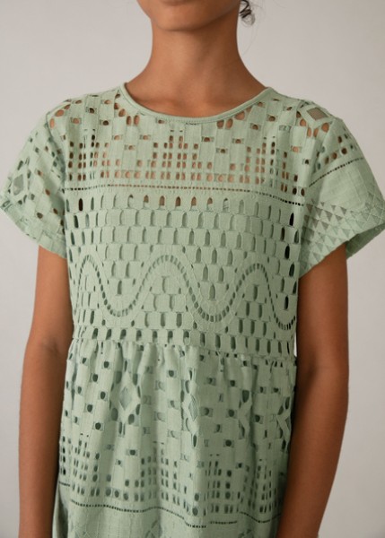 Φόρεμα δαντέλα - ΠΡΑΣΙΝΟ 16Y