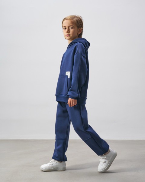 Σετ φόρμα με κουκούλα - ΜΠΛΕ 13Y