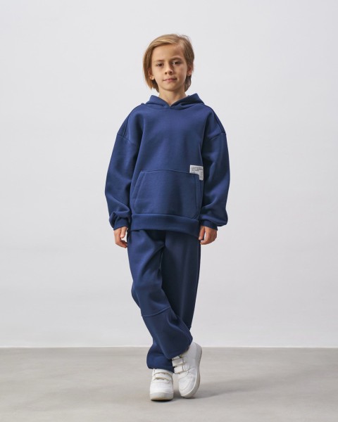 Σετ φόρμα με κουκούλα - ΜΠΛΕ 8Y