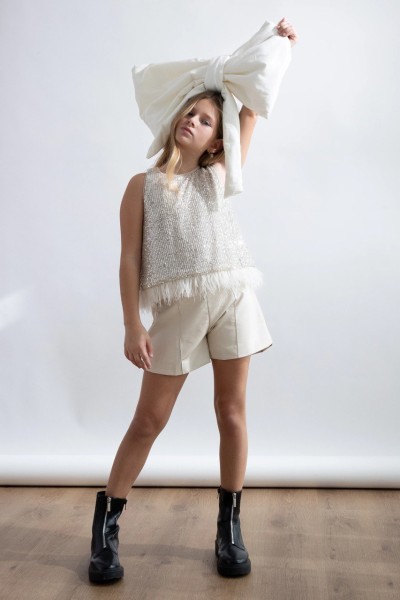 Σετ παγιέτα φτερά εκρού - ΕΚΡΟΥ 5/6Y