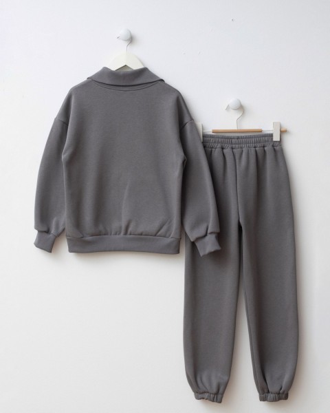 Σετ φόρμα με ζακέτα - ΑΝΘΡΑΚΙ 9Y