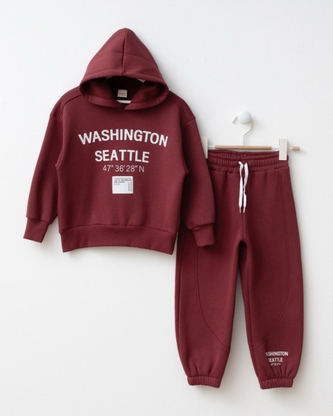 Σετ φόρμα με κουκούλα - ΜΠΟΡΝΤΟ 8Y