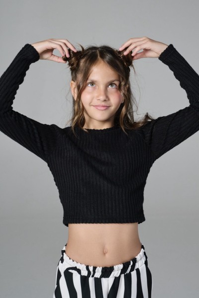 Μπλούζα διάταξη - ΜΑΥΡΟ 10Y