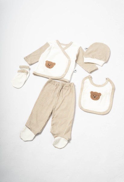 Σετ 5τμχ. βρεφικό - ΚΑΦΕ 0/3M