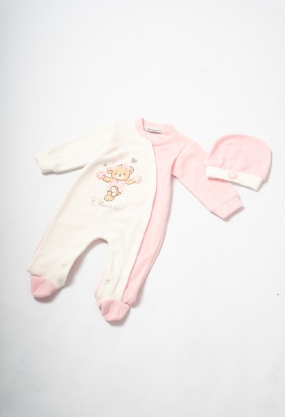 Ολόσωμο φορμάκι βελούδινο - ΡOZ 0/3M