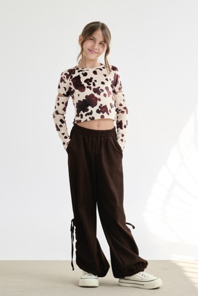 Παντελόνα μαύρη - ΜΑΥΡΟ 8Y