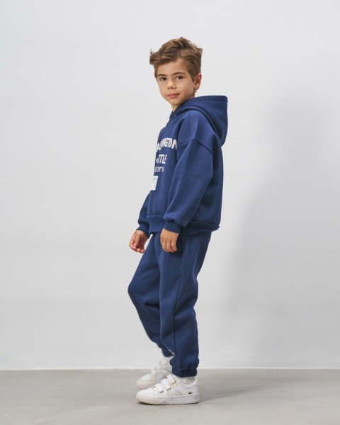 Σετ φόρμα με κουκούλα - ΜΠΛΕ 8Y