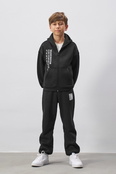 Σετ φόρμα με ζακέτα - ΜΑΥΡΟ 9Y