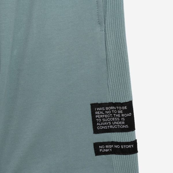 Σετ βερμούδα φούτερ αχνούδιαστη - ΜΑΥΡΟ 10Y