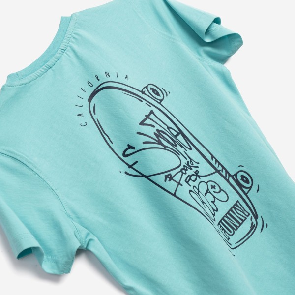 Σετ φούτερ τζιν βερμούδα - ΤΥΡΚΟΥΑΖ 10Y