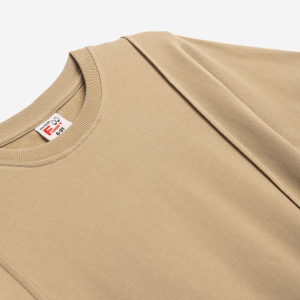 Σετ φόρμα φούτερ αχνούδιαστο με κοντομάνικο - ΜΠΕΖ 10Y