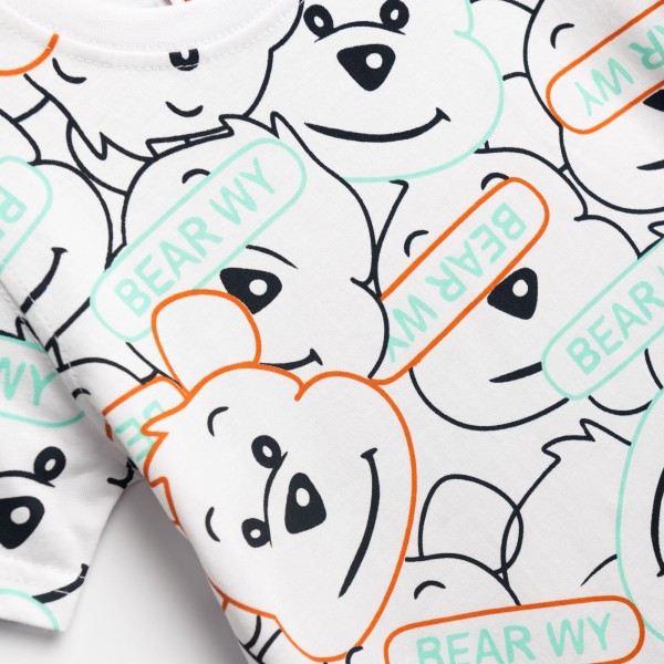 Σετ βερμούδα τζιν - ΛΕΥΚΟ 6Y