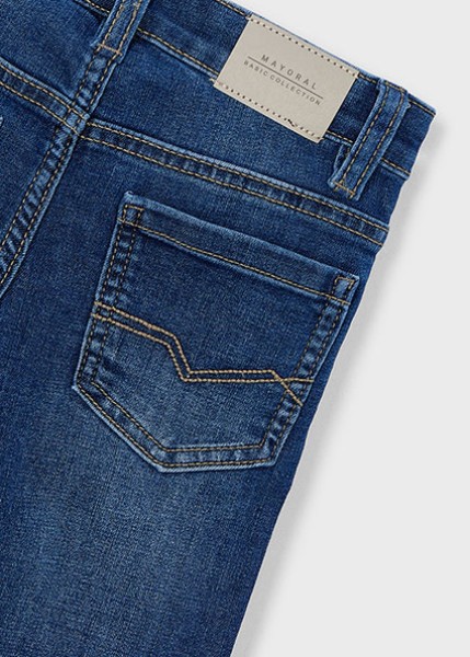 Παντελόνι τζιν slim fit βασικό - ΤΖΙΝ ΣΚΟΥΡΟ 10Y