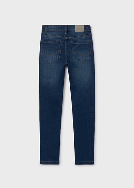 Παντελόνι τζιν slim fit βασικό - ΤΖΙΝ ΣΚΟΥΡΟ 14Y